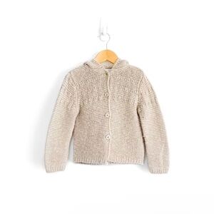 Zara Girls Knit Hooded Cardigan